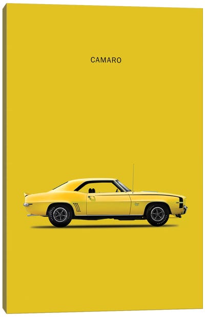 1969 Chevrolet Camaro Canvas Art Print - Chevrolet
