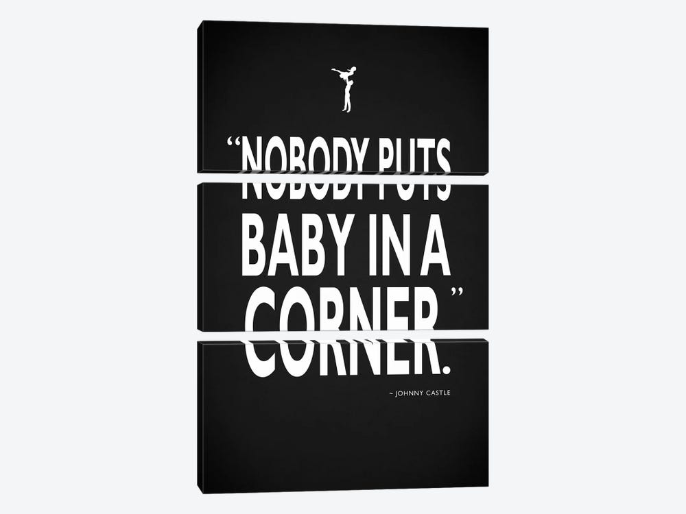 Dirty Dancing - Baby In A Corner by Mark Rogan 3-piece Canvas Artwork