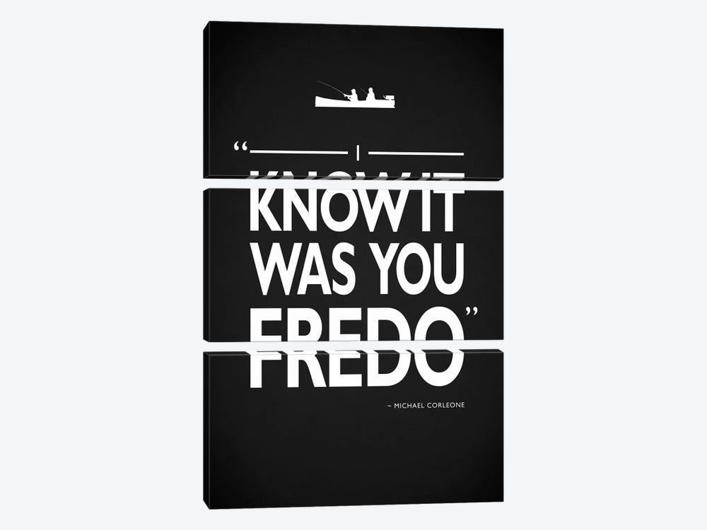Godfather - It Was You Fredo by Mark Rogan 3-piece Canvas Art