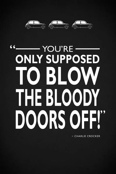 Home Theater: Italian Job - Doors Off by Mark Rogan