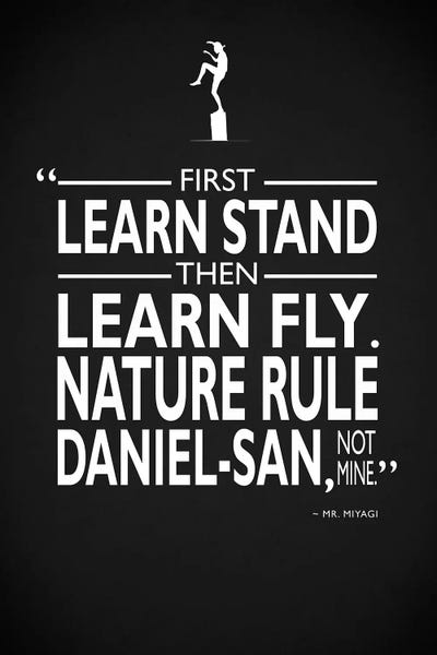 Movie Characters: Karate Kid - Nature Rule by Mark Rogan