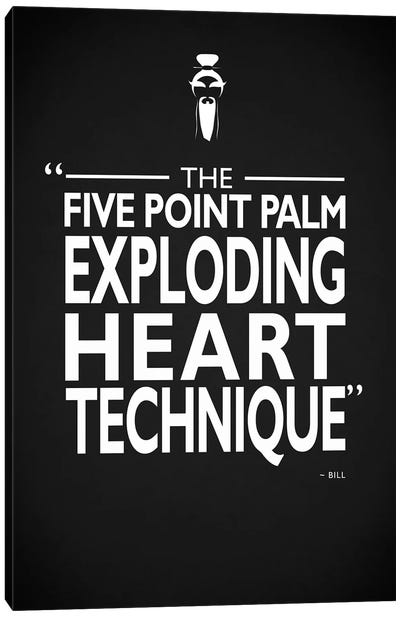 Kill Bill - Exploding Heart Canvas Art Print