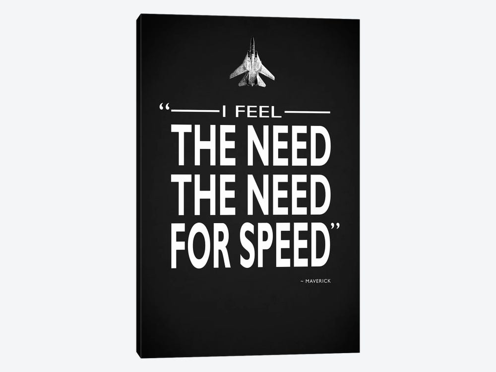 Top Gun - The Need For Speed by Mark Rogan 1-piece Art Print