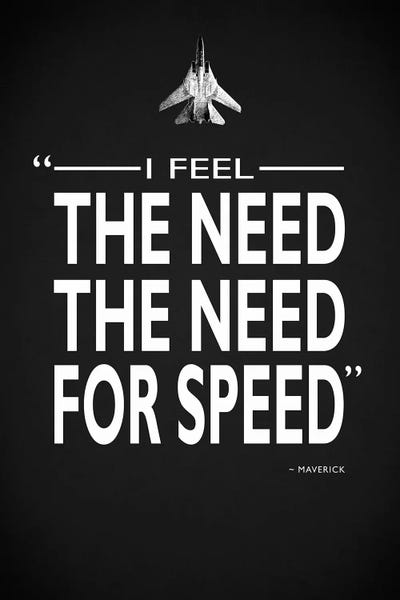 Fictional Characters: Top Gun - The Need For Speed by Mark Rogan