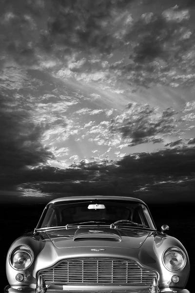 Aston Martin DB5 Front by Mark Rogan art print