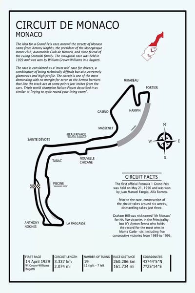 Mark Rogan: Monaco Circuit by Mark Rogan