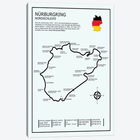 Nurburgring Nordschleife Canvas Print #RGN611} by Mark Rogan Canvas Art Print