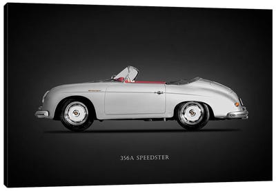 Porsche 356A Speedster 1957 Canvas Art Print - Cars By Brand