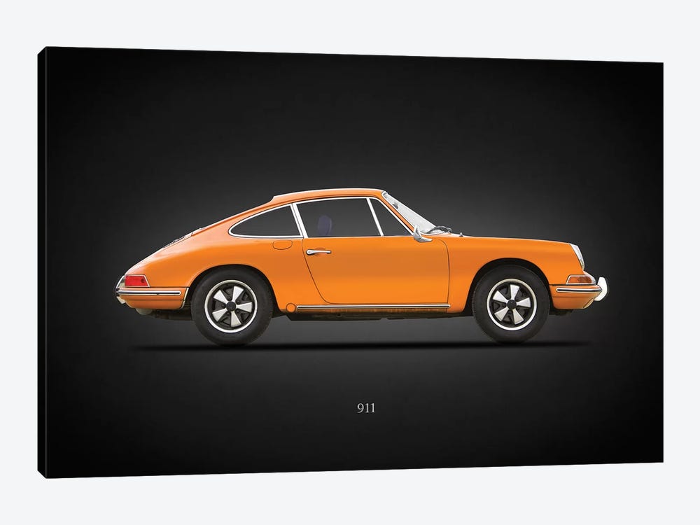 Porsche 911 1968 by Mark Rogan 1-piece Canvas Print