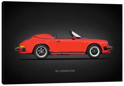 Porsche 911 Speedster 1989 Canvas Art Print - Porsche
