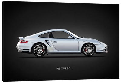 Porsche 911 Turbo 997 2007 Canvas Art Print - Mark Rogan