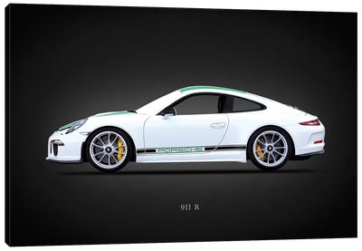 Porsche 911R Type991 2016 Canvas Art Print - Porsche