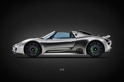 Porsche 918 by Mark Rogan canvas print