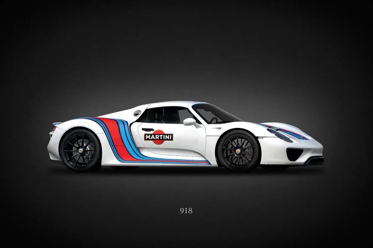 Porsche 918 Martini by Mark Rogan wall art