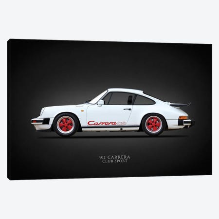 Porsche Carrera Club Sport '88 Canvas Print #RGN648} by Mark Rogan Canvas Artwork