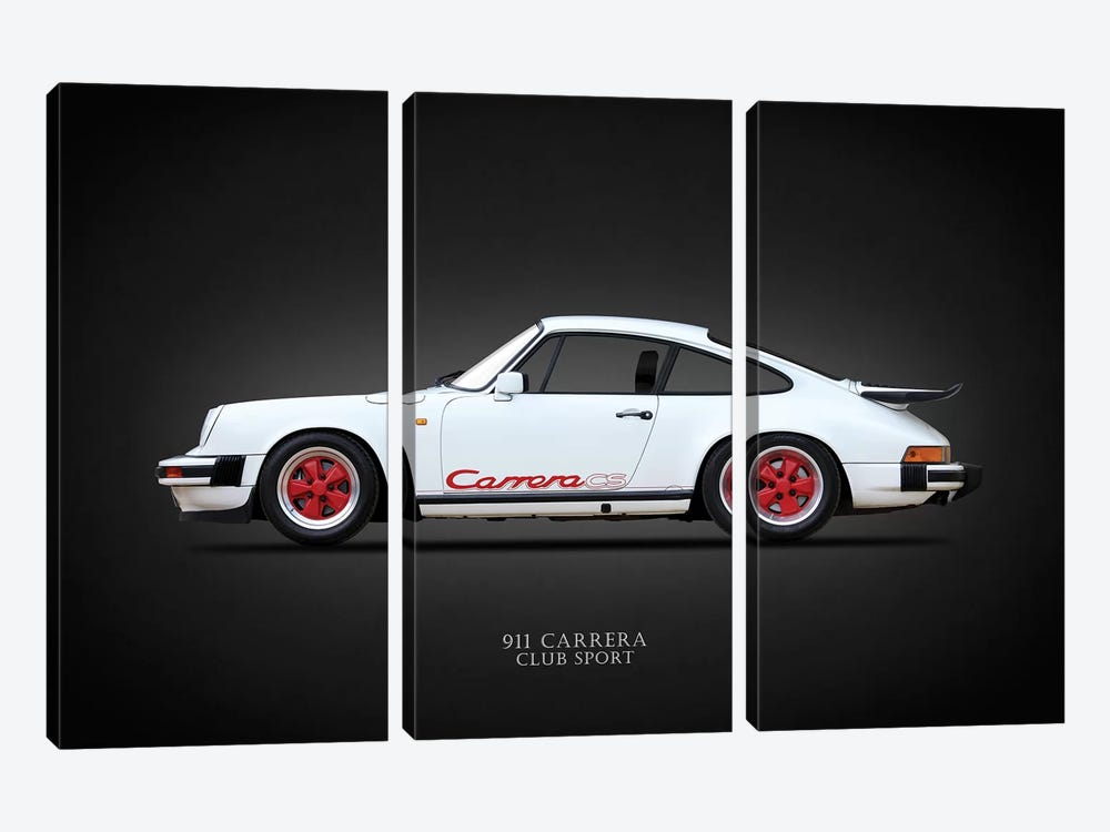 Porsche Carrera Club Sport '88 by Mark Rogan 3-piece Art Print