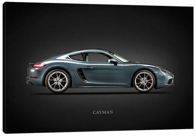 Porsche Cayman 718 Canvas Art Print - Porsche