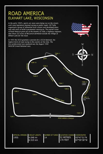 Maps: Road America BL by Mark Rogan