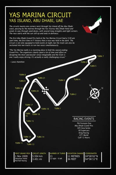 Mark Rogan: Yas Marina Circuit UAE BL by Mark Rogan