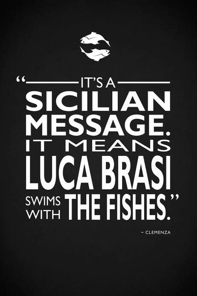 Fictional Characters: Godfather Luca Brasi by Mark Rogan