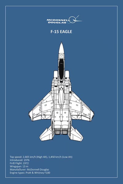 Aviation Blueprints: BP F15 Eagle  by Mark Rogan