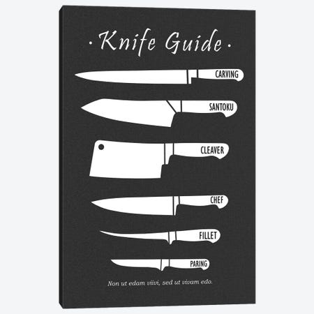 Butchery Knives Canvas Print #RGN785} by Mark Rogan Canvas Art
