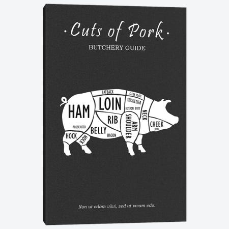 Butchery Pork Canvas Print #RGN788} by Mark Rogan Canvas Art Print