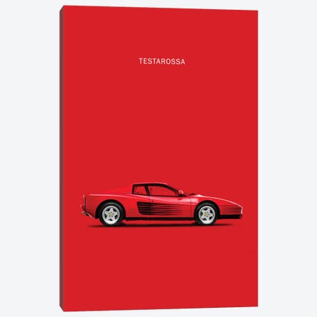 1984 Ferrari Testarossa Canvas Print #RGN78} by Mark Rogan Art Print