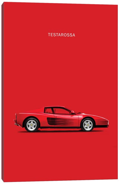 1984 Ferrari Testarossa Canvas Art Print - Ferrari
