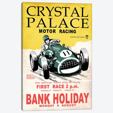 Crystal Palace Racing II Canvas Print #RGN797} by Mark Rogan Canvas Print
