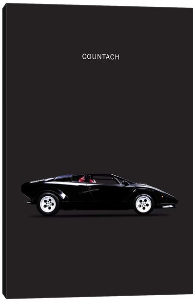 1984 Lamborghini Countach Canvas Art Print - Cars By Brand