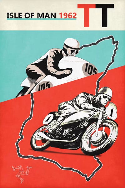 Vintage Décor: Isle Of Man TT 1962 by Mark Rogan