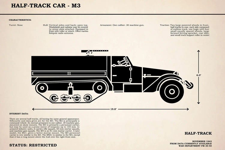 M3 Half Track Car