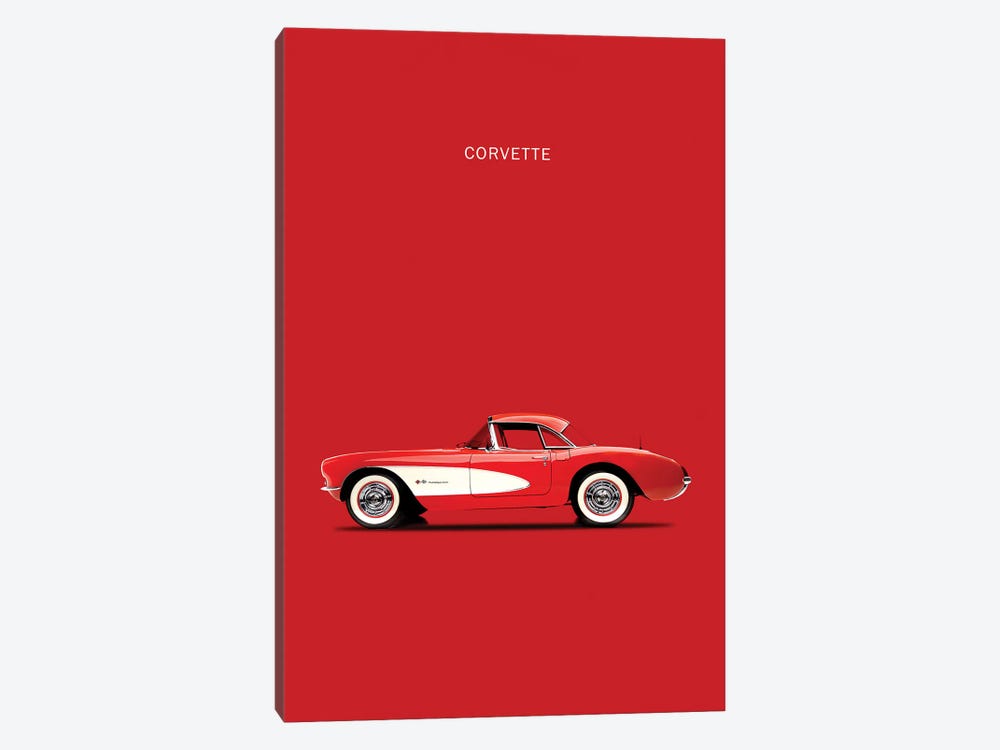1957 Chevrolet Corvette 1-piece Art Print