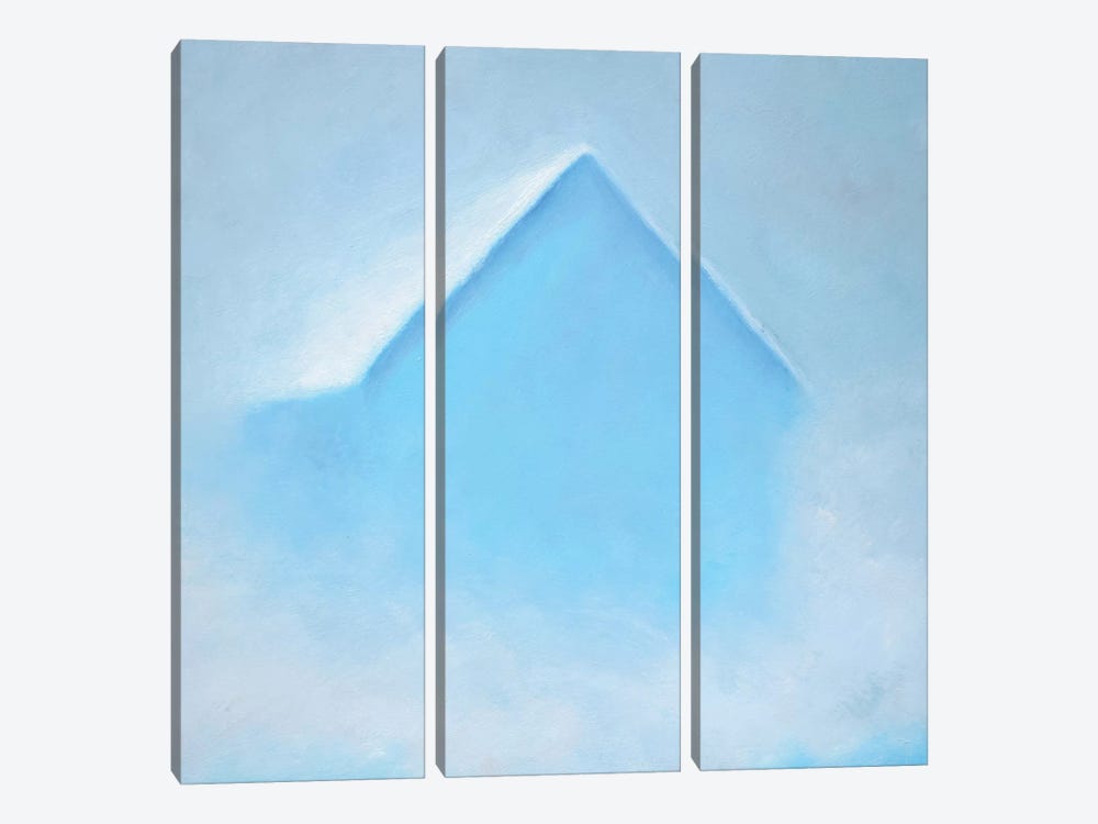 Blue Morning Barn by Rich Gombar 3-piece Canvas Art Print