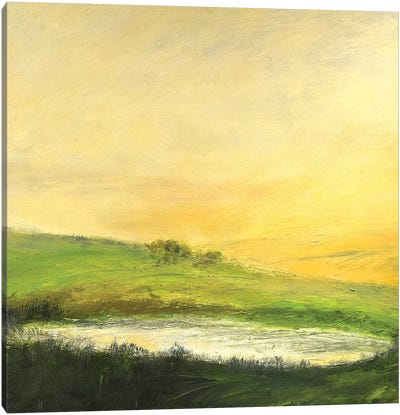 August Sunrise Canvas Art Print - Rich Gombar
