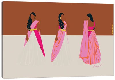 Dance Rani Canvas Art Print - Indian Décor