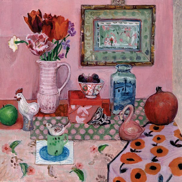 Chickens & Roosters: My Heart Is Like A Singing Bird by Rebecca Moss Guyver