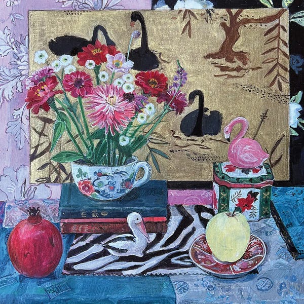 Flamingos: Oh The Little Birds Sang East by Rebecca Moss Guyver