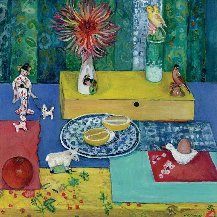 Toy Poodles And Pals by Rebecca Moss Guyver wall art