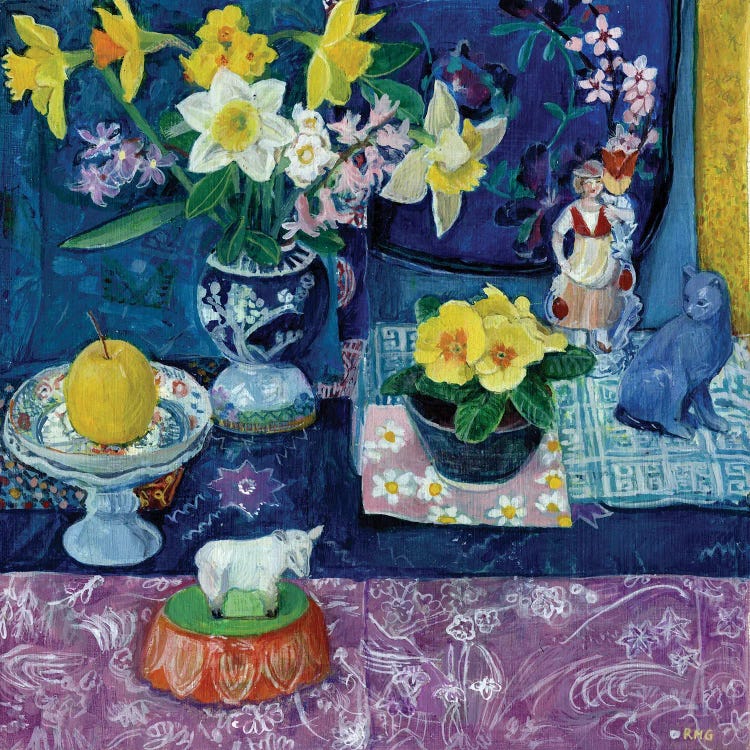 Lambing Season by Rebecca Moss Guyver wall art