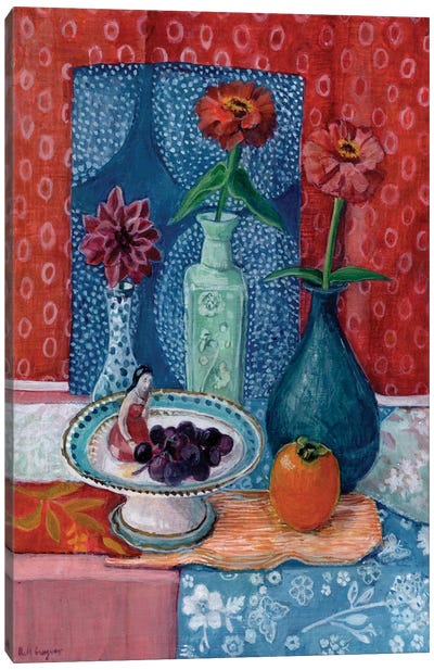 Fruits Of Her Labour Canvas Art Print - Grape Art