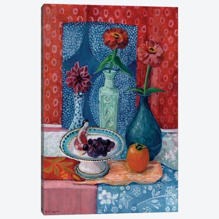 Fruits Of Her Labour Canvas Print #RGY4} by Rebecca Moss Guyver Canvas Print