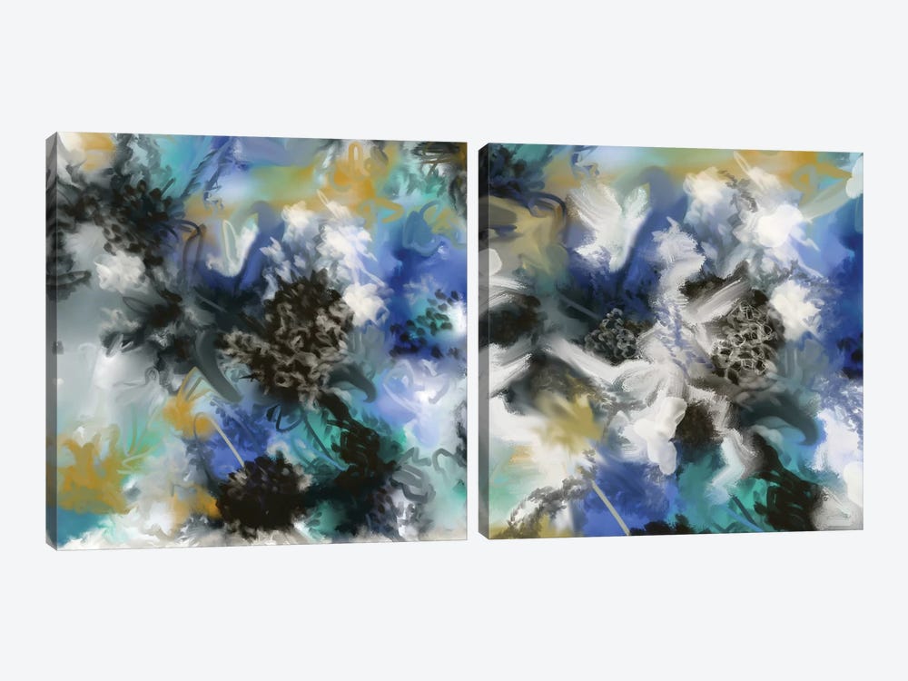 Ochret Diptych by Patricia Rodriguez 2-piece Canvas Wall Art