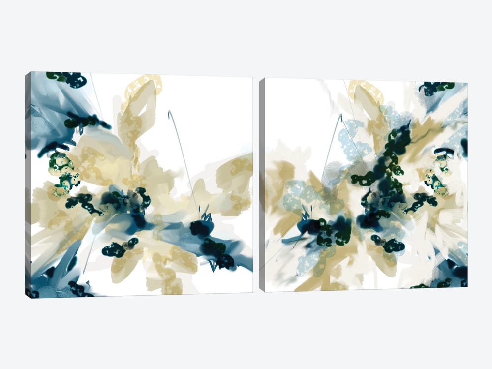 Sanded Diptych by Patricia Rodriguez 2-piece Canvas Art Print