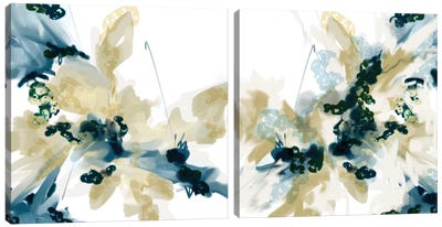 Sanded Diptych Canvas Art Print - Patricia Rodriguez