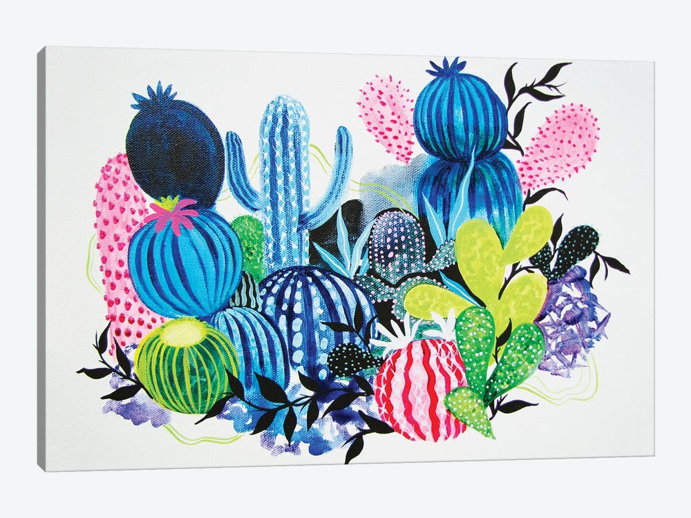 Cactus Stacks by Patricia Rodriguez 1-piece Canvas Art Print
