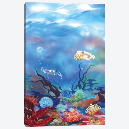 Cuttlefish Canvas Print #RGZ6} by Patricia Rodriguez Canvas Art