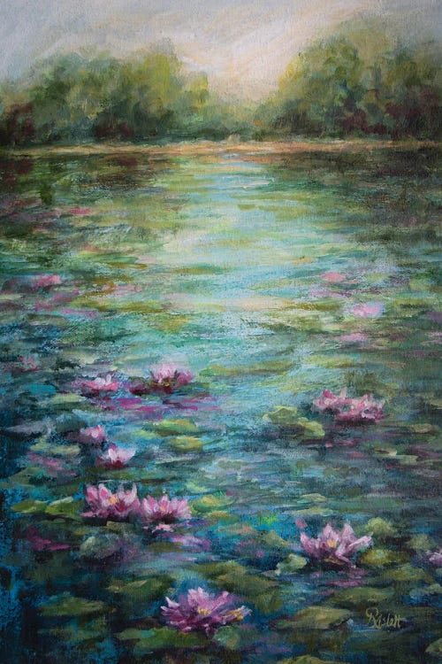 Waterlilly Lake by Ruth Aslett wall art