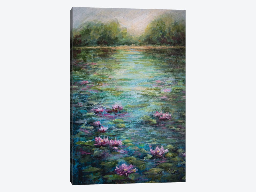 Waterlilly Lake by Ruth Aslett 1-piece Art Print